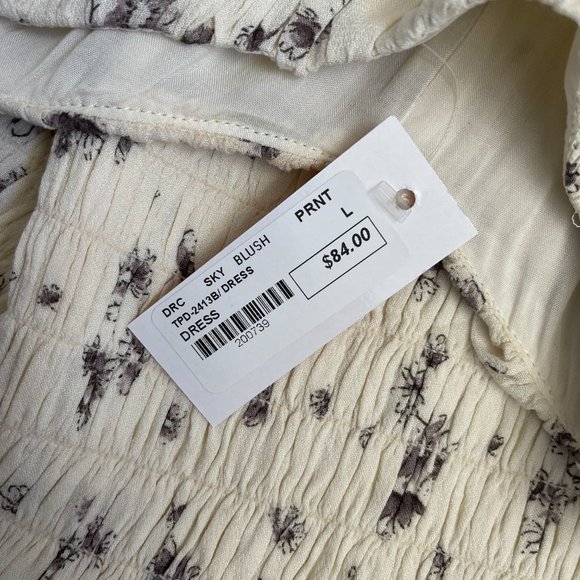 Floral Smocked Mini Dress - Picture 6 of 6